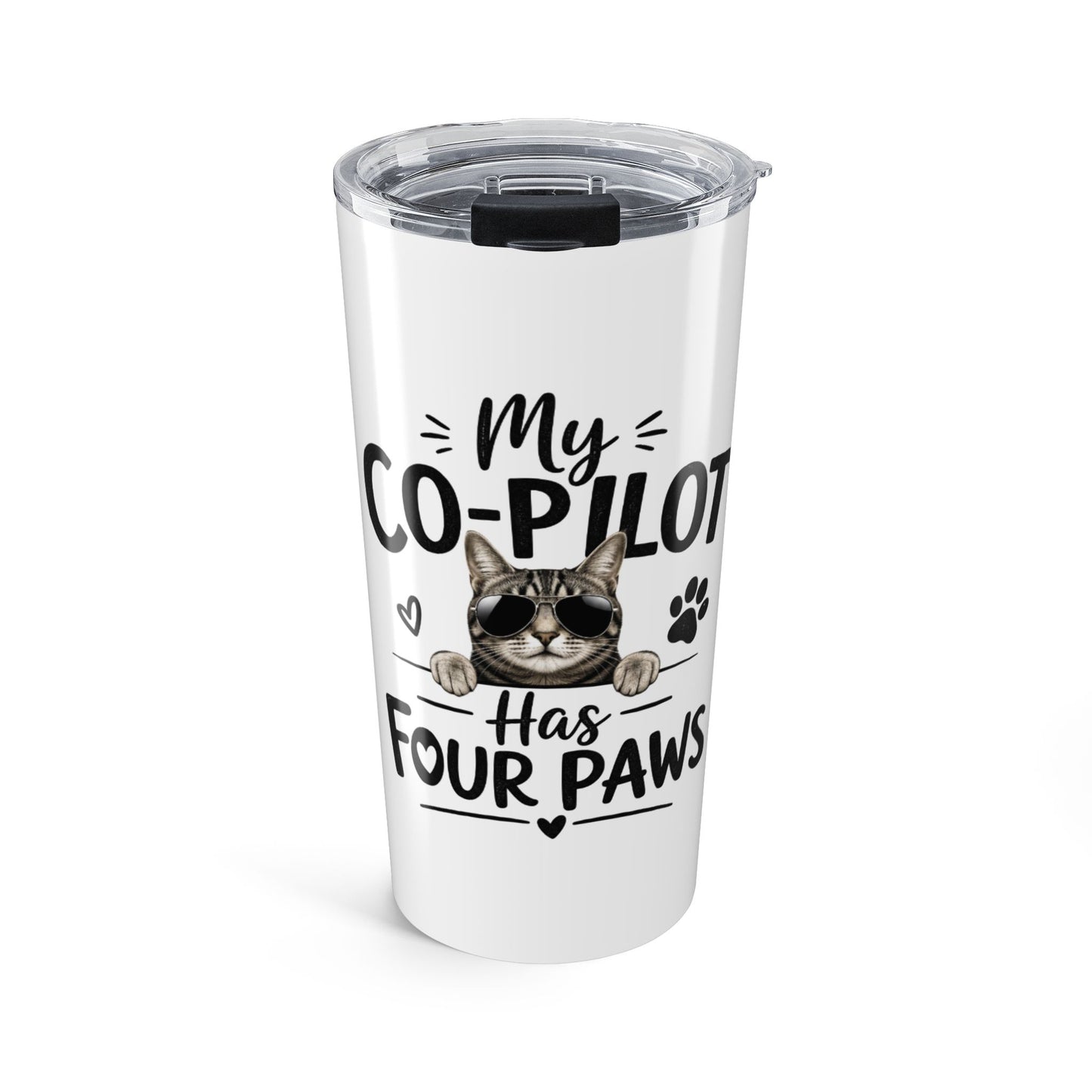 Cat Co-Pilot 20oz Tumbler