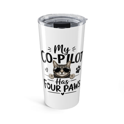 Cat Co-Pilot 20oz Tumbler