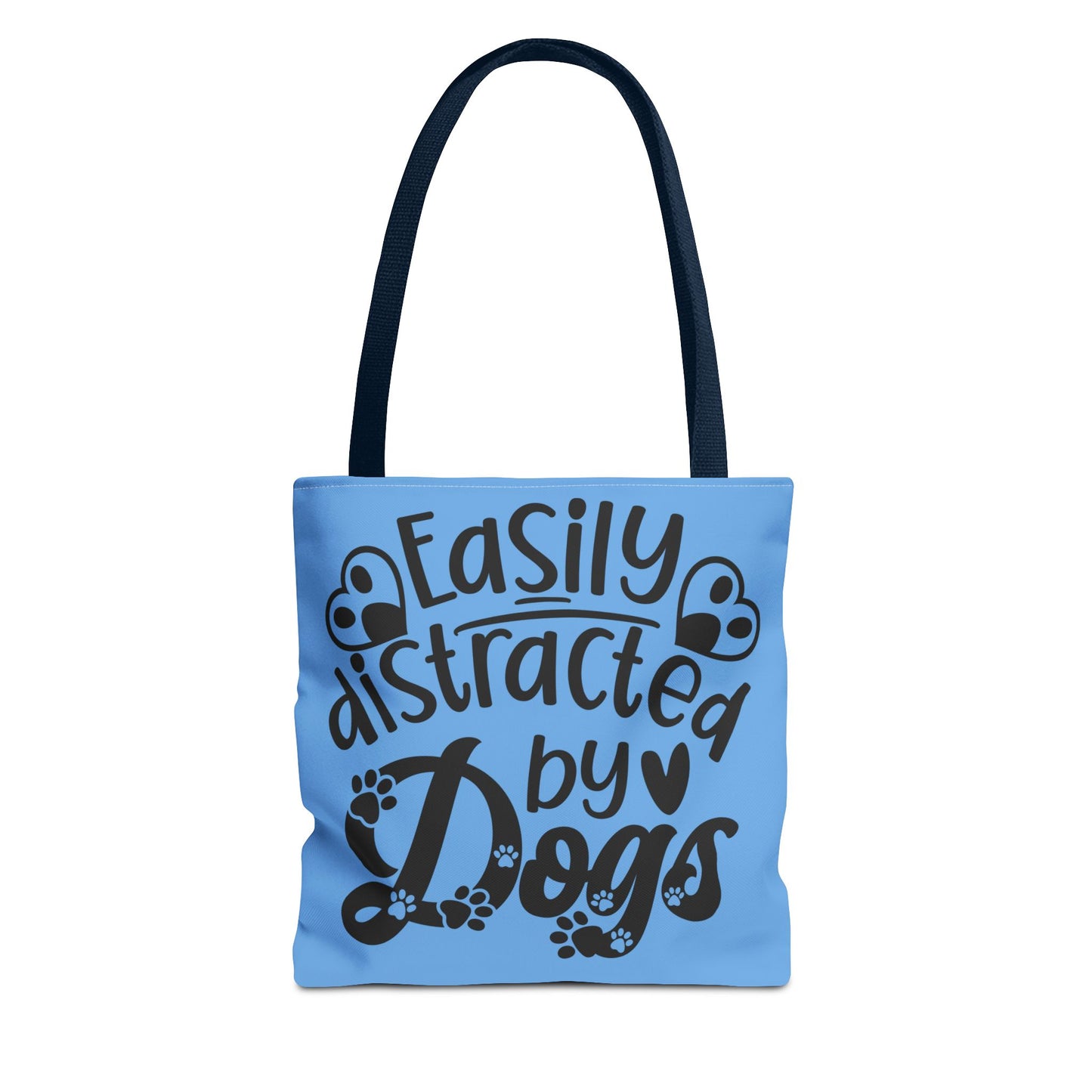 Dog Lover Tote Bag - Easily Distracted by Dogs