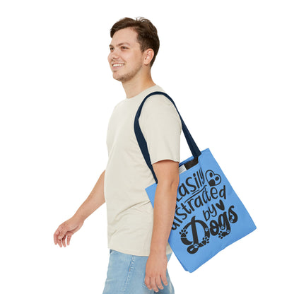 Dog Lover Tote Bag - Easily Distracted by Dogs