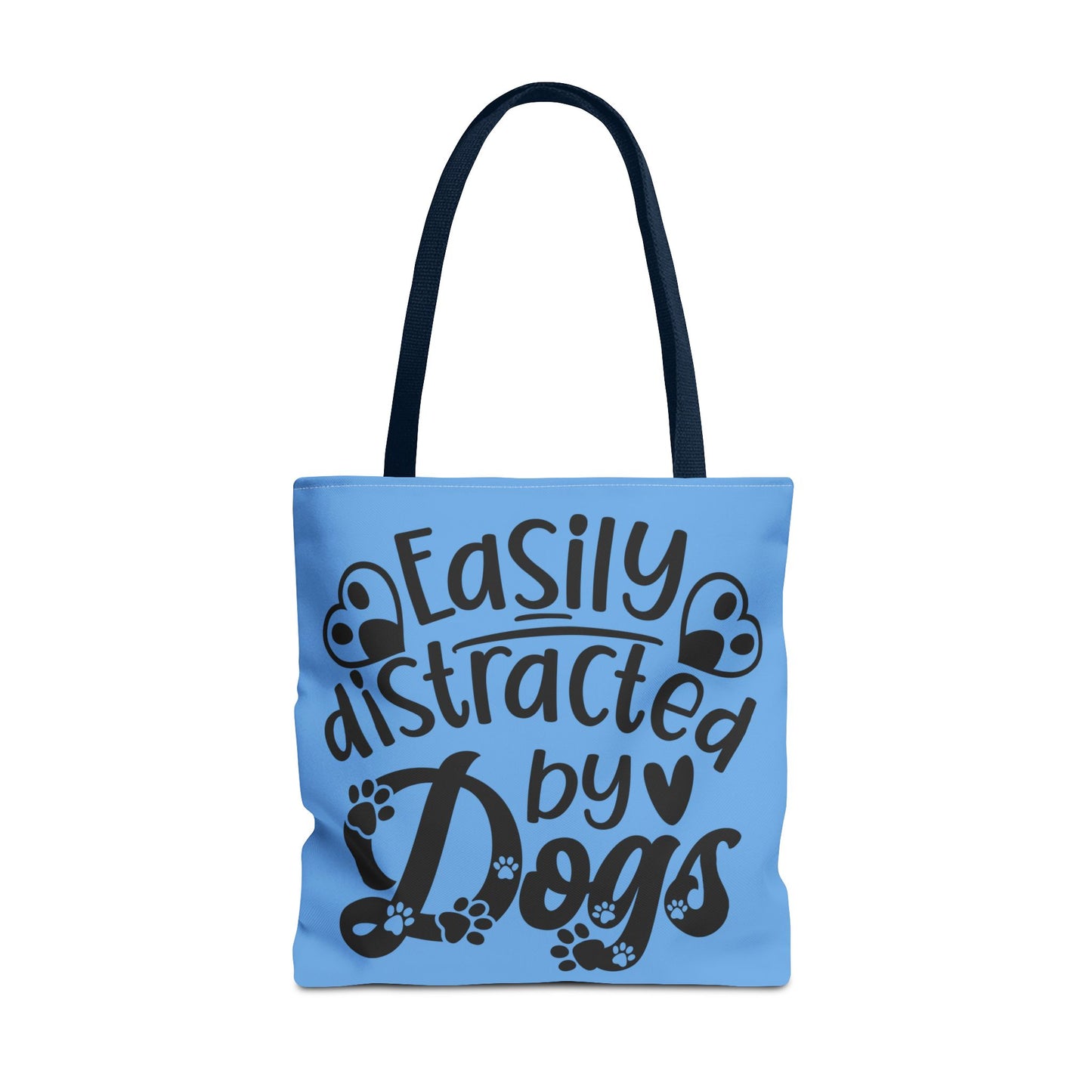 Dog Lover Tote Bag - Easily Distracted by Dogs