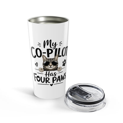 Cat Co-Pilot 20oz Tumbler
