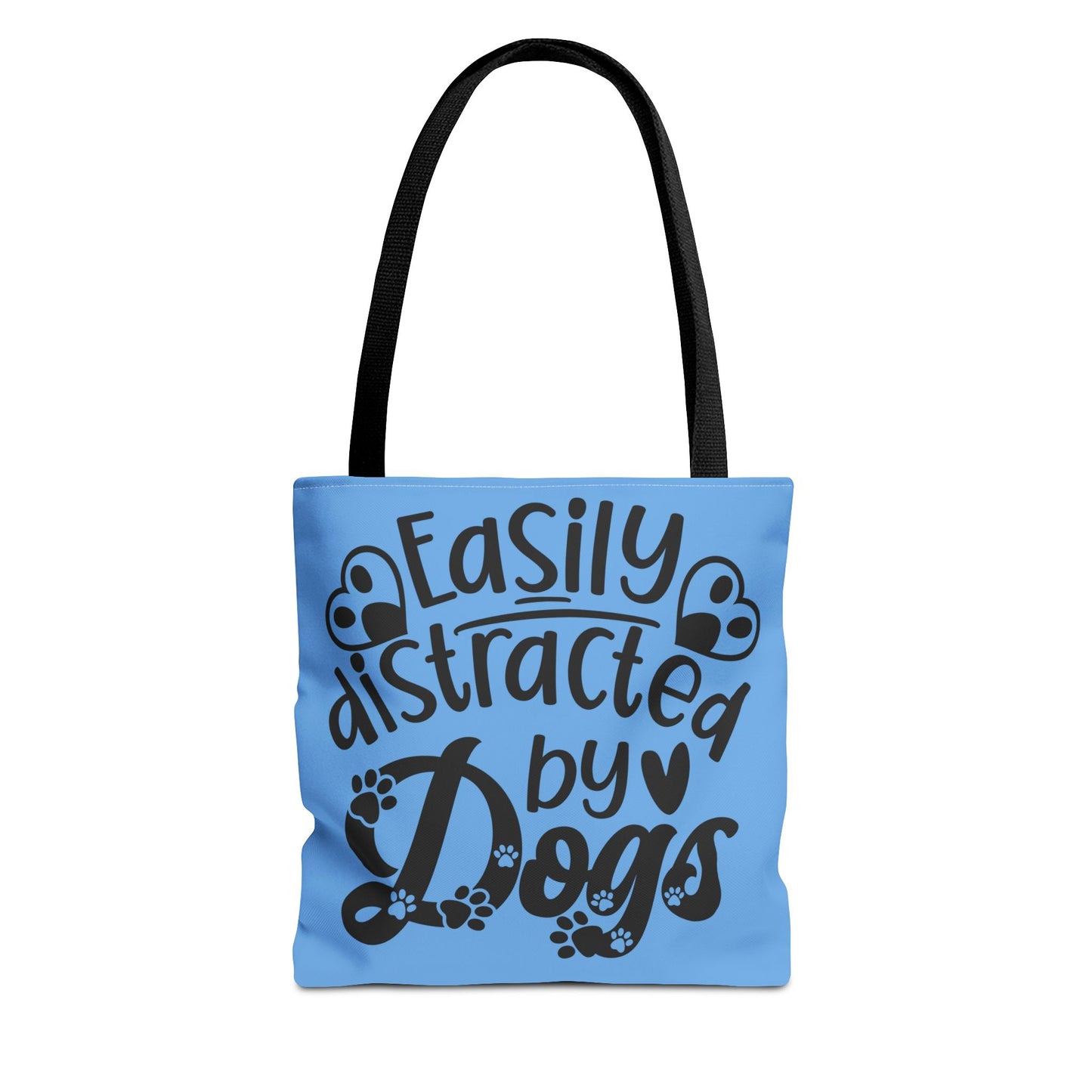 Dog Lover Tote Bag - Easily Distracted by Dogs
