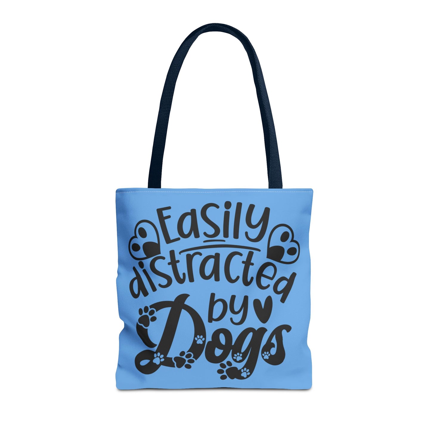 Dog Lover Tote Bag - Easily Distracted by Dogs