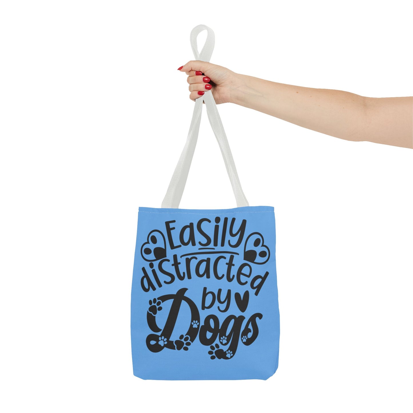 Dog Lover Tote Bag - Easily Distracted by Dogs