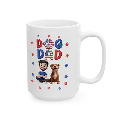 Dad Squad Ceramic Mug | Cute Patriotic Father's Day Gift (11oz/15oz)