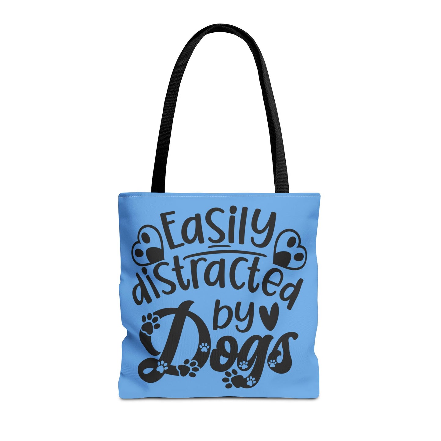 Dog Lover Tote Bag - Easily Distracted by Dogs