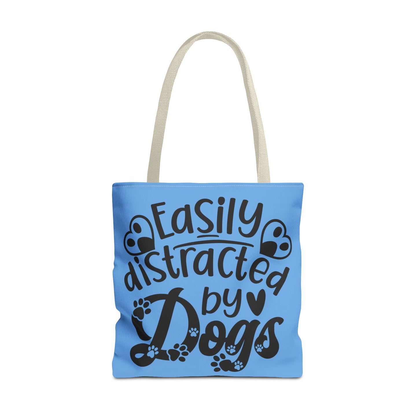 Dog Lover Tote Bag - Easily Distracted by Dogs