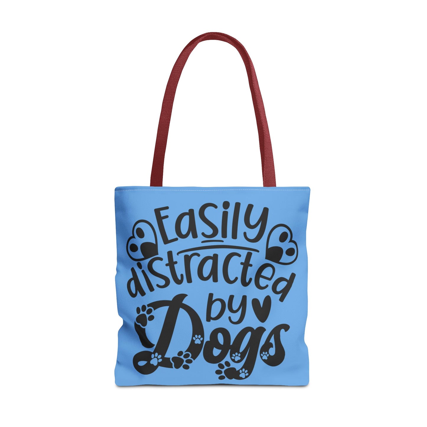 Dog Lover Tote Bag - Easily Distracted by Dogs
