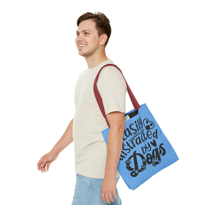 Dog Lover Tote Bag - Easily Distracted by Dogs