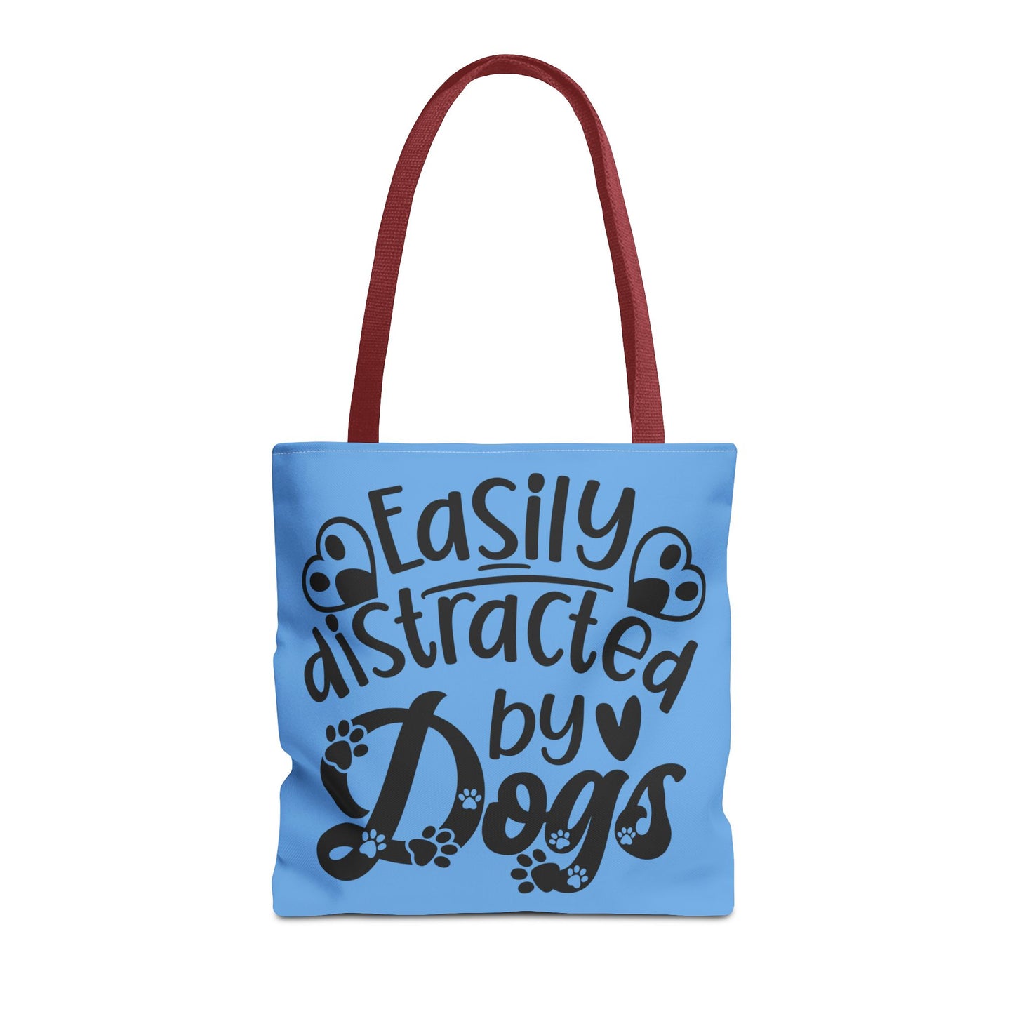Dog Lover Tote Bag - Easily Distracted by Dogs