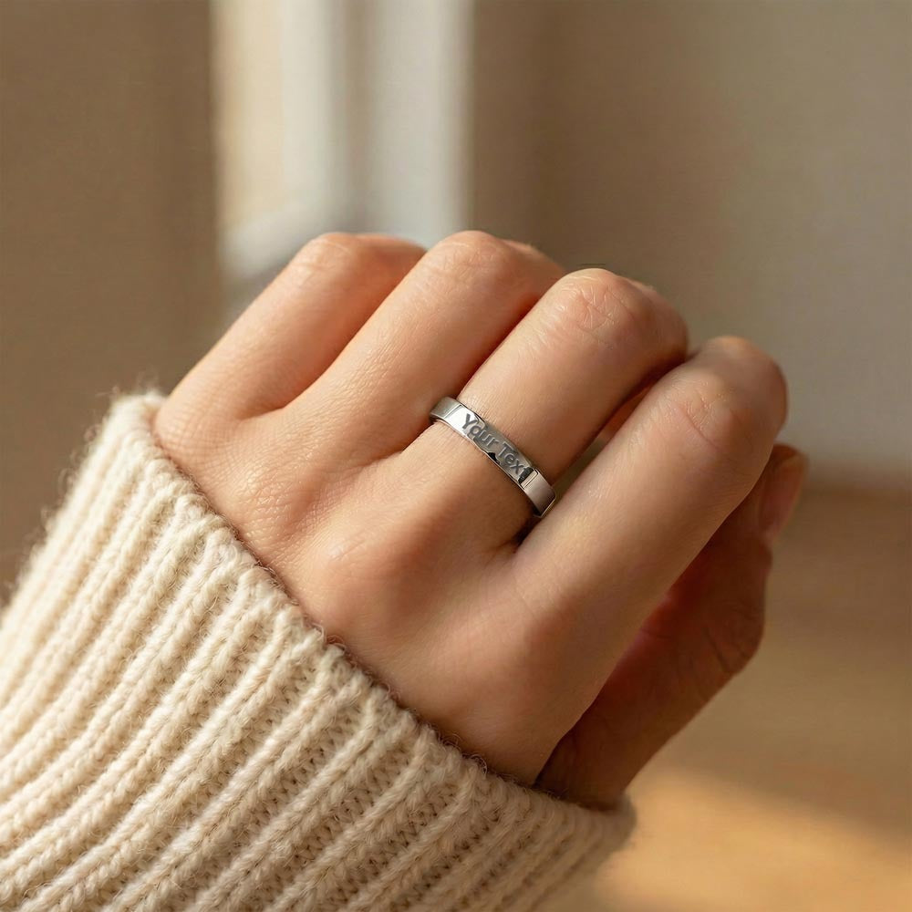 Happy Gotcha Day Engraved Ring