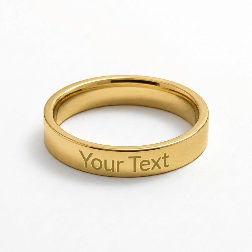 Happy Gotcha Day Engraved Ring