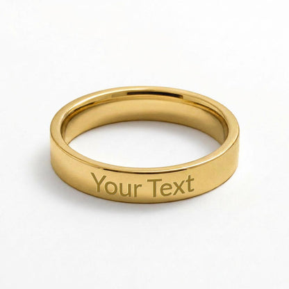 Happy Gotcha Day Engraved Ring